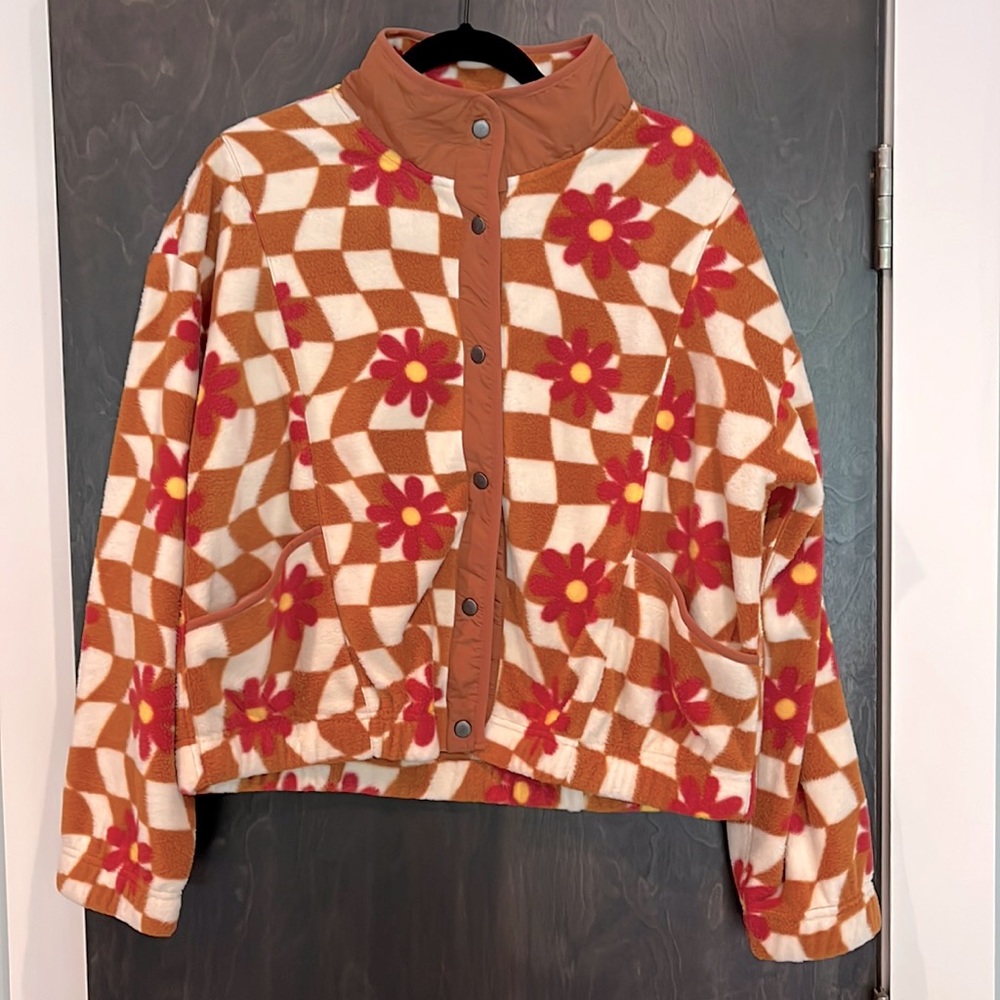 Thread & supply hippie fleece button up
